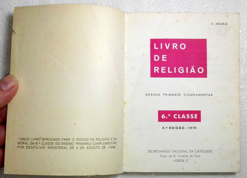 Livro de Religião - 6ª classe