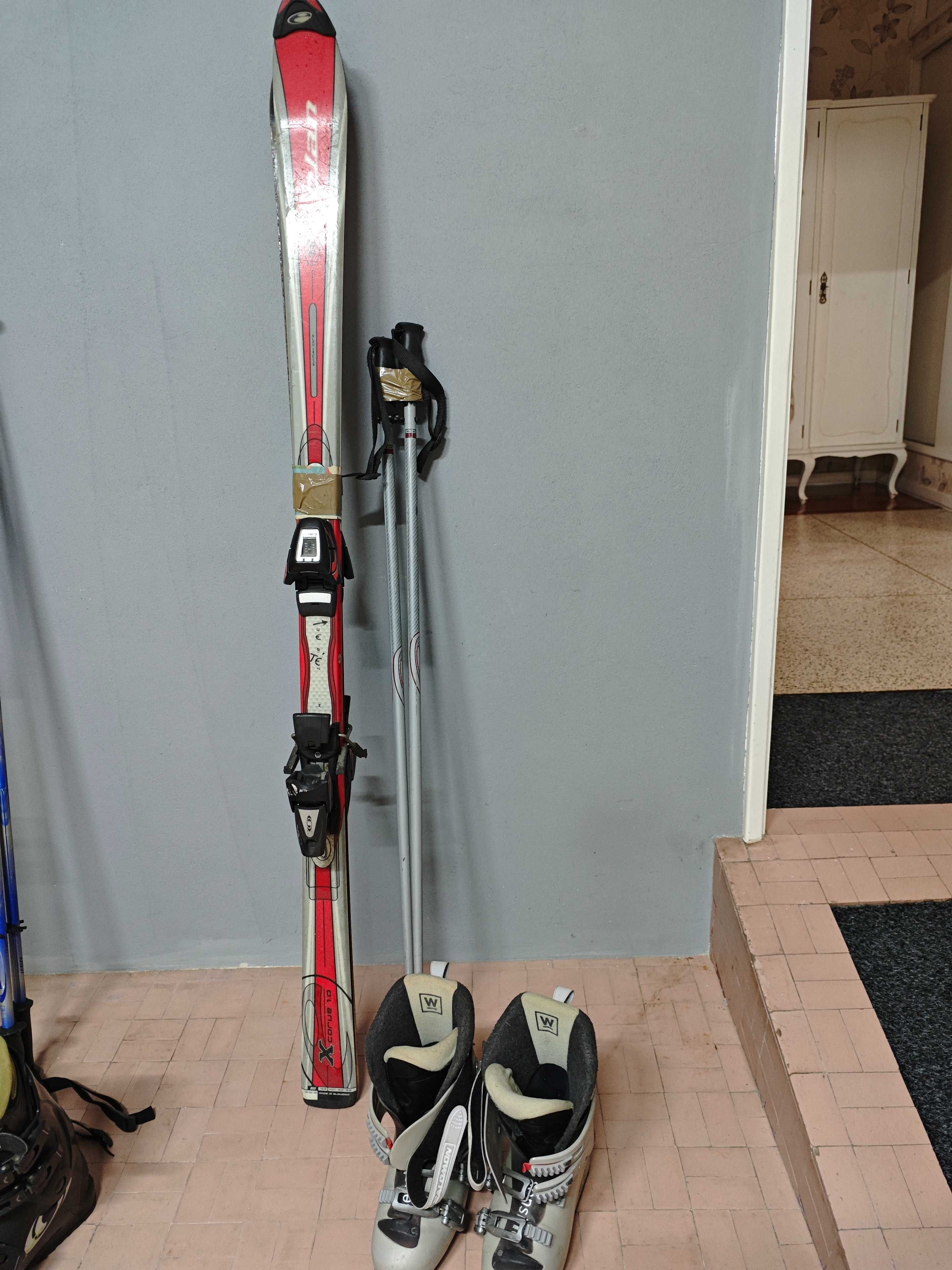equipamento esqui
