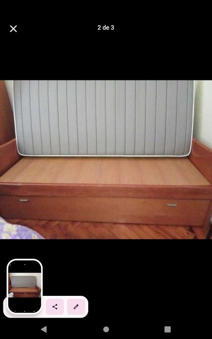 cama solteiro com gavetão