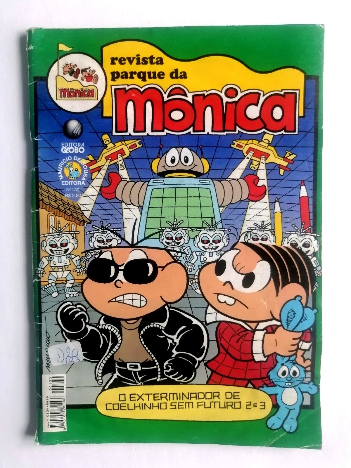 5 livros BD da Mônica  edições da Editora Abril e da Editora Globo