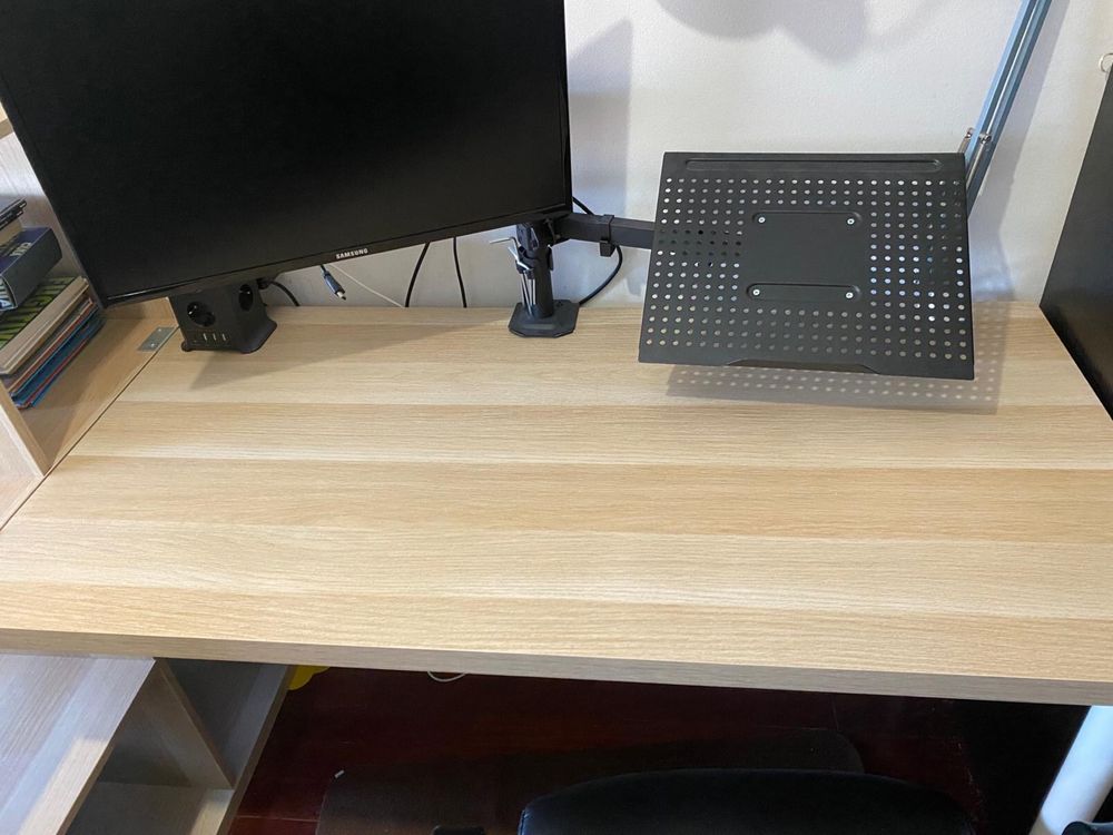 Secretaria + arrumacao kallax  + cadeira escritorio Ikea
