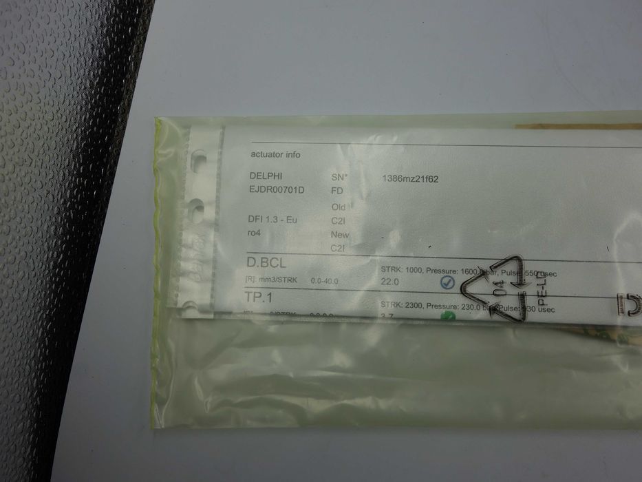 Regenerowany Wtryskiwacz Delphi EJBR00701D Ssangyong