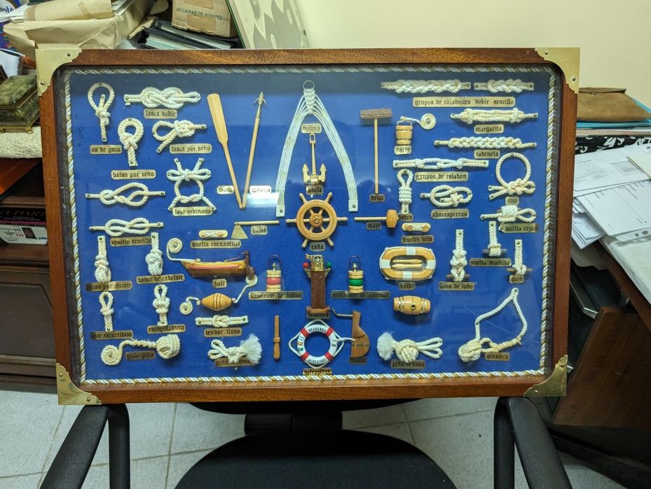 Quadro nós de marinheiro