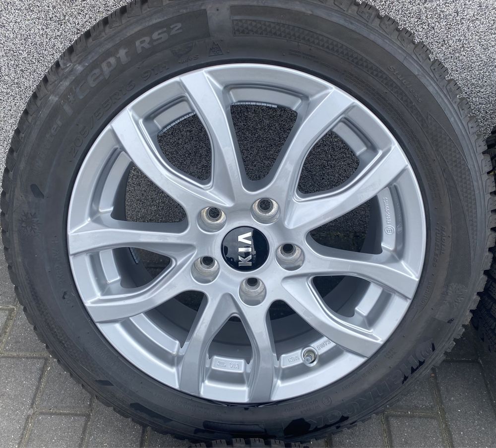 Alufelgi z oponami 205/55 R16 Kia Ceed Optima Soul Hyundai I30