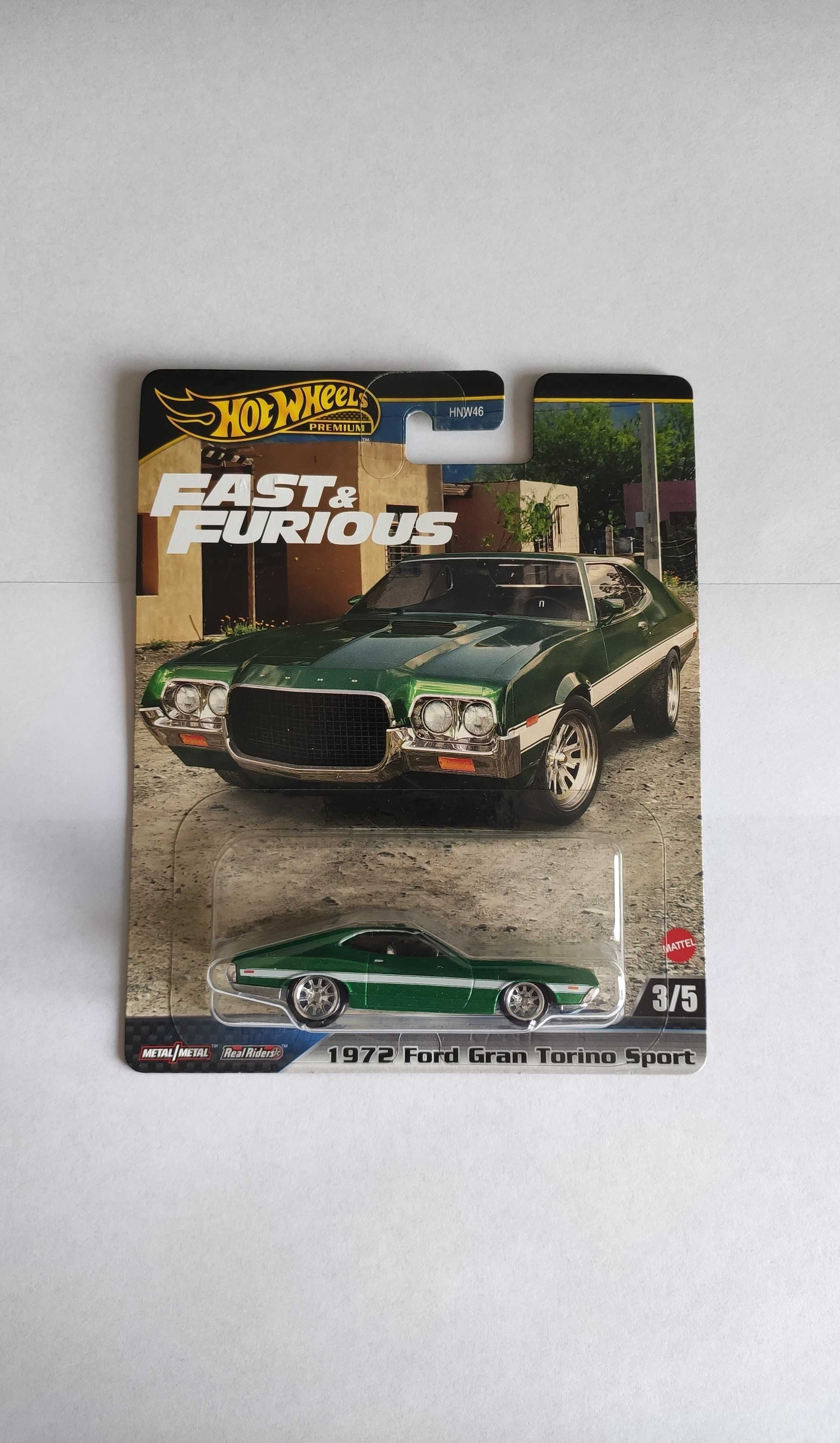 Hot Wheels Premium Fast & Furious 1972 Ford Gran Torino Sport