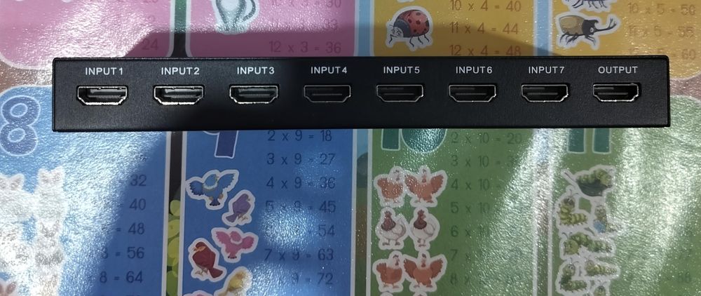 Switch HDMI 7 portas