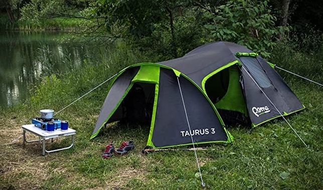 Палатка туристична TAURUS 3 місна  намет Туристичний намет з тамбуром