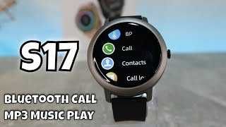 SmartWatch S17 telefon BT, MP3,  tętno, ciśnienie, O2, kroki.