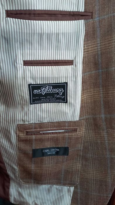 Мужской пиджак CARL GROSS (20%linen+50%Wool+30%Silk)