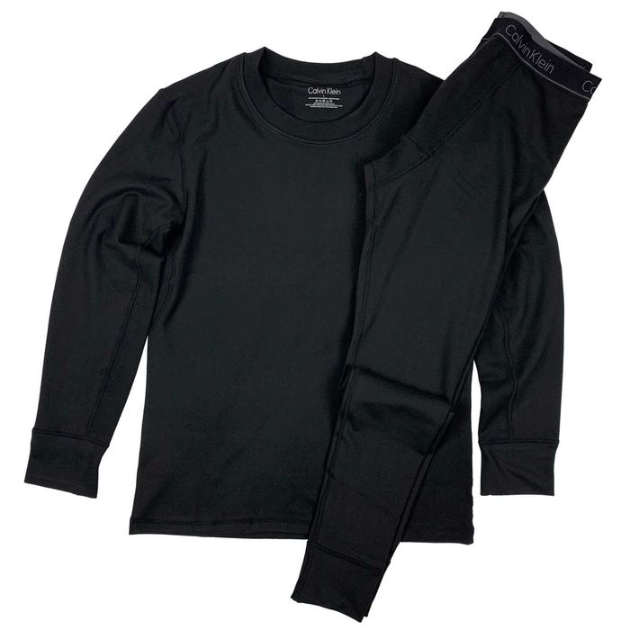 Зимнее термобелье высокого качества, цвет черный, размеры XXL и 3XL