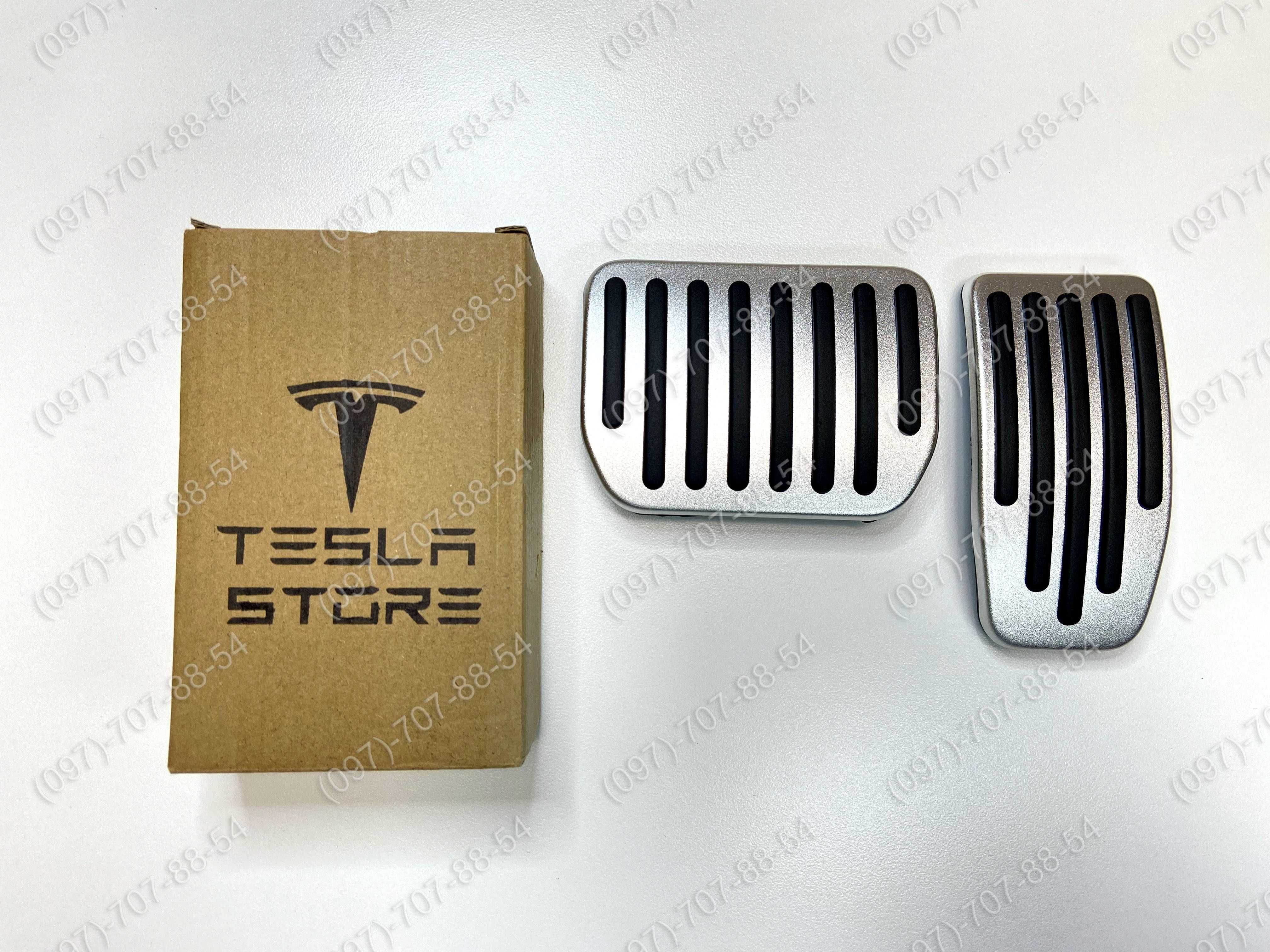 Накладки на педалі Tesla Model 3, Model Y (комплект)
