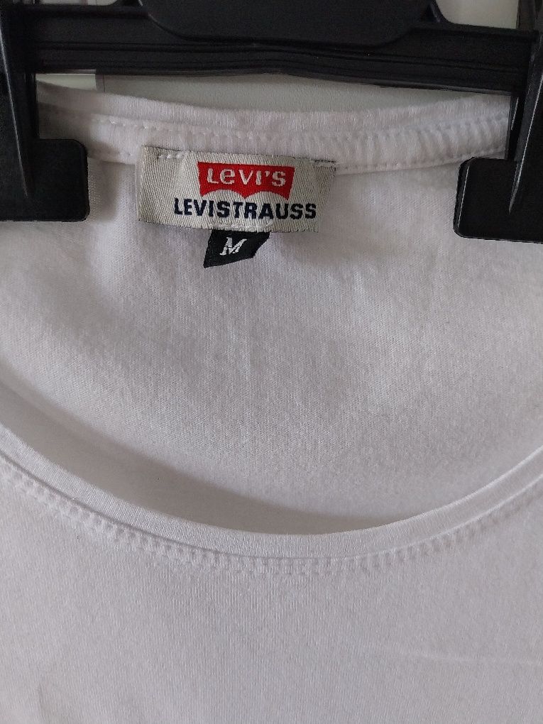 T-shirt koszulka biała Levi's S/M