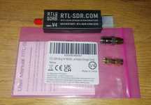 Skaner radiowy RTL-SDR v4 R828D 0.5MHz-1766MHz + adapter SMA i BNC