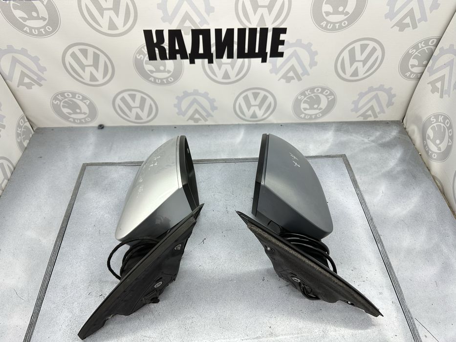 Дзеркало бічне праве ліве Шкода Октавія А7 зеркало Octavia A7 сіре