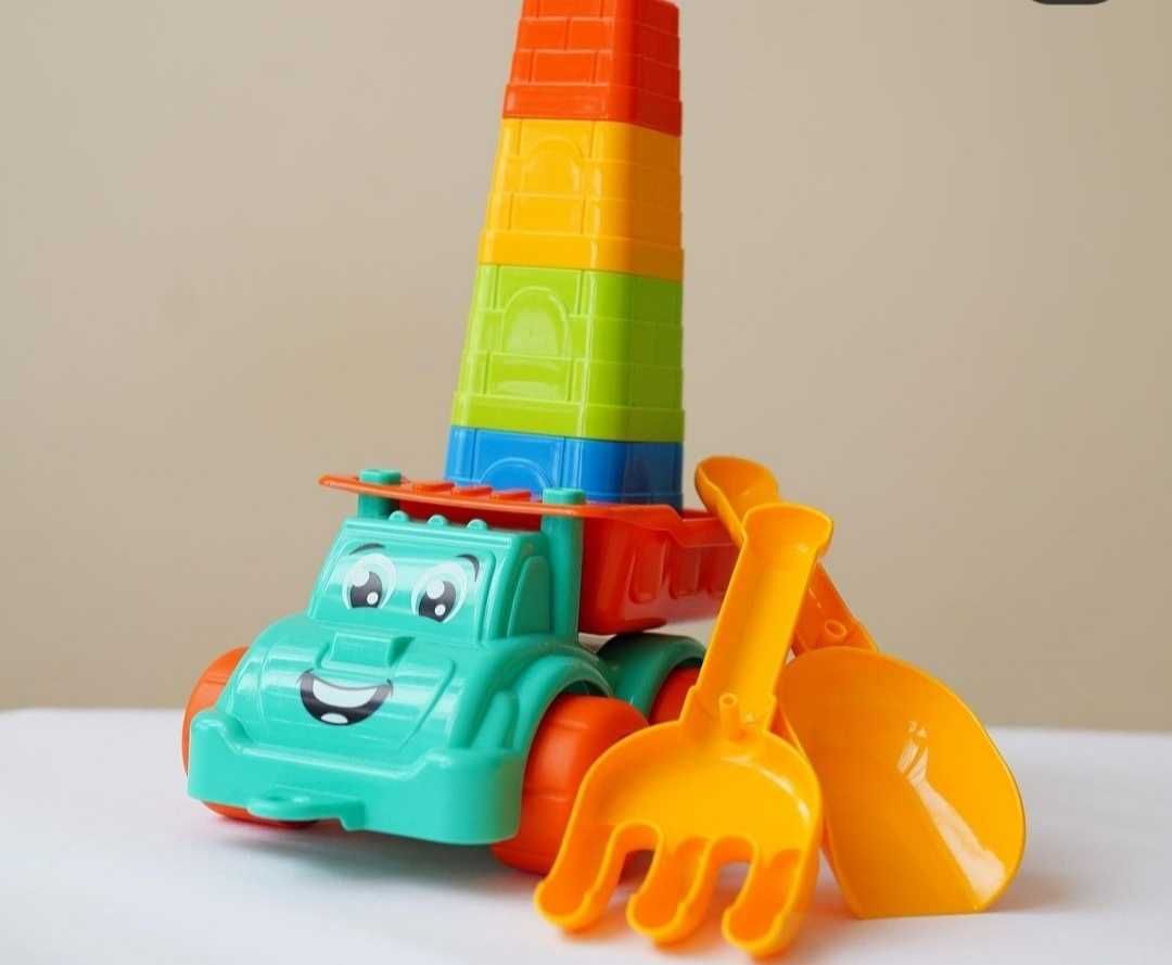 Набір іграшок для хлопчика чи дівчинки, пісочний набір з машинкою