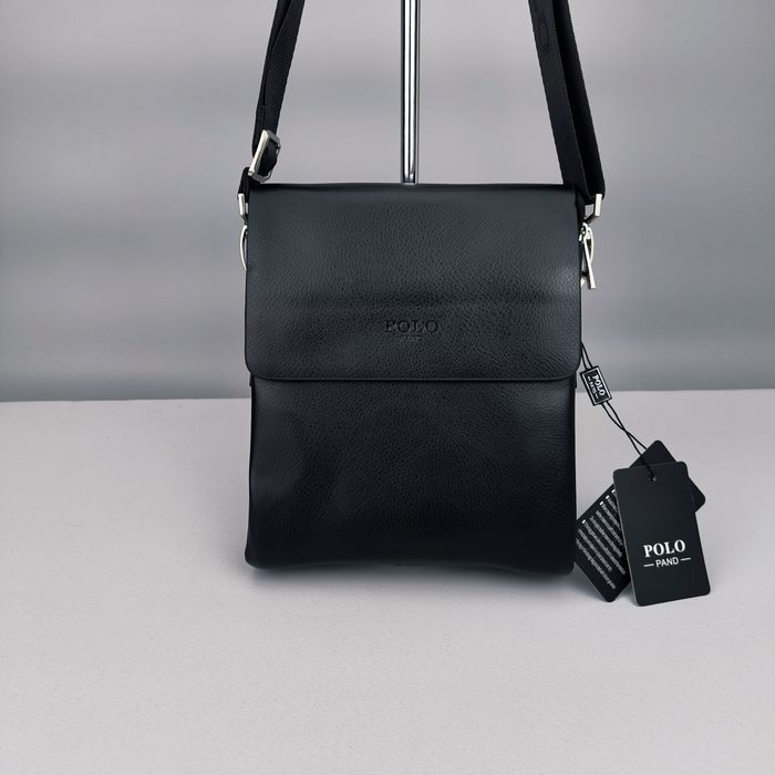 Сумка чоловіча Polo через плече шкіряна мужская кожаная клатч мужской