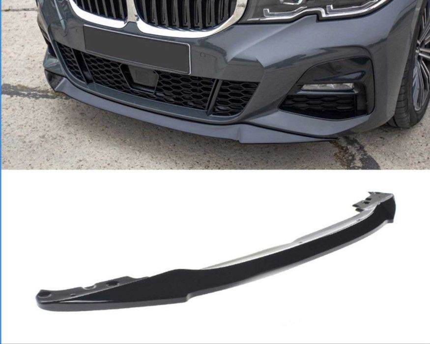 Сплиттер BMW G20 в стиле Maxton Design диффузор спойлер губа сплiтер