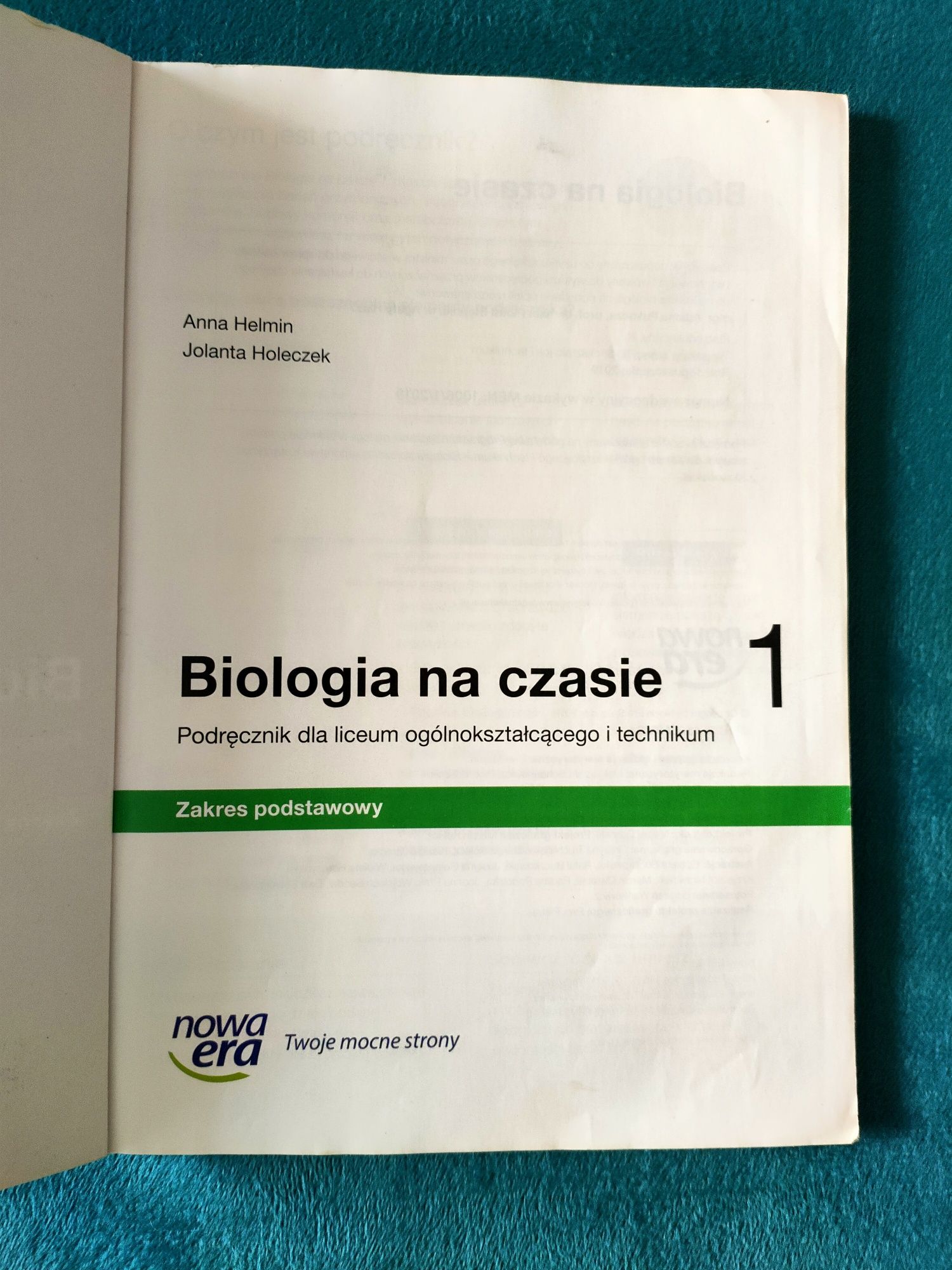 Biologia na czasie Kl.1 LO i technikum