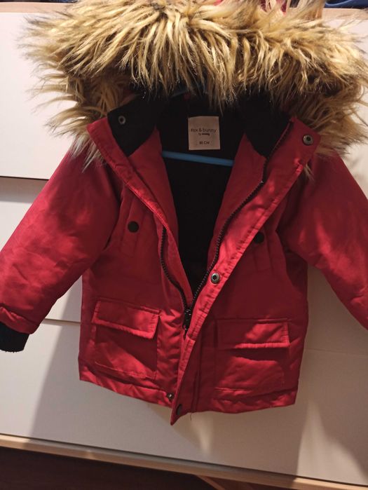 Kurtka zimowa z kapturem Sinsay 80