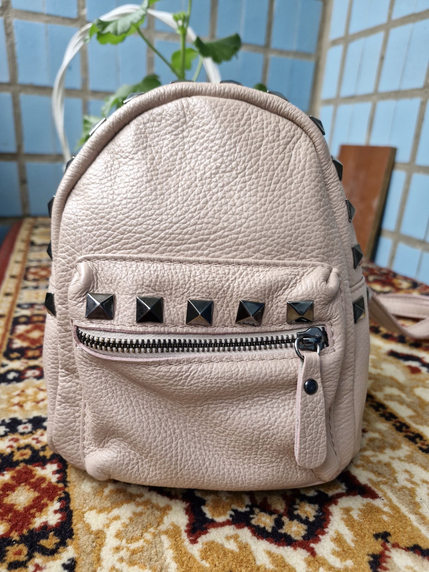 Продам італійський шкіряний рюкзак