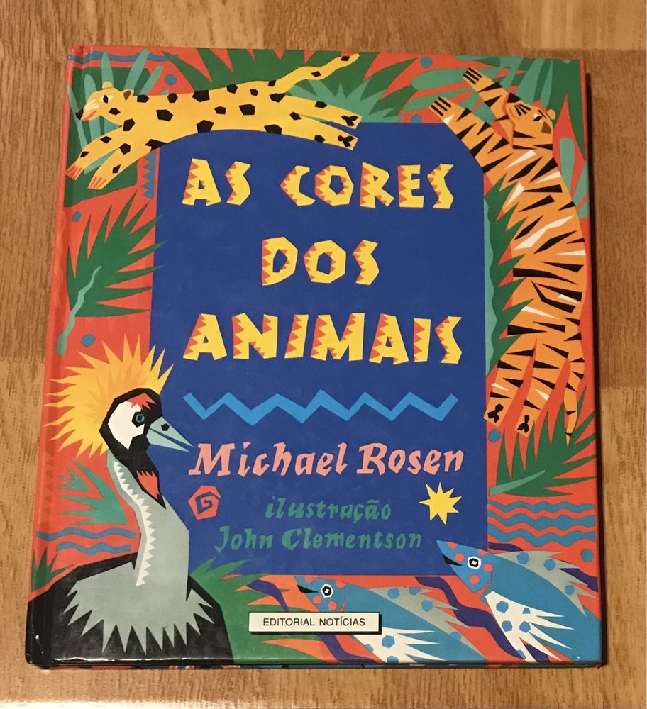 Livro: “As cores dos animais” (como novo)