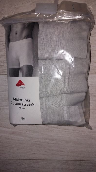 Bokserki L mid szare