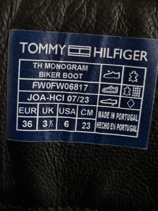 Botki TommyHilfiger 36 23 cm
