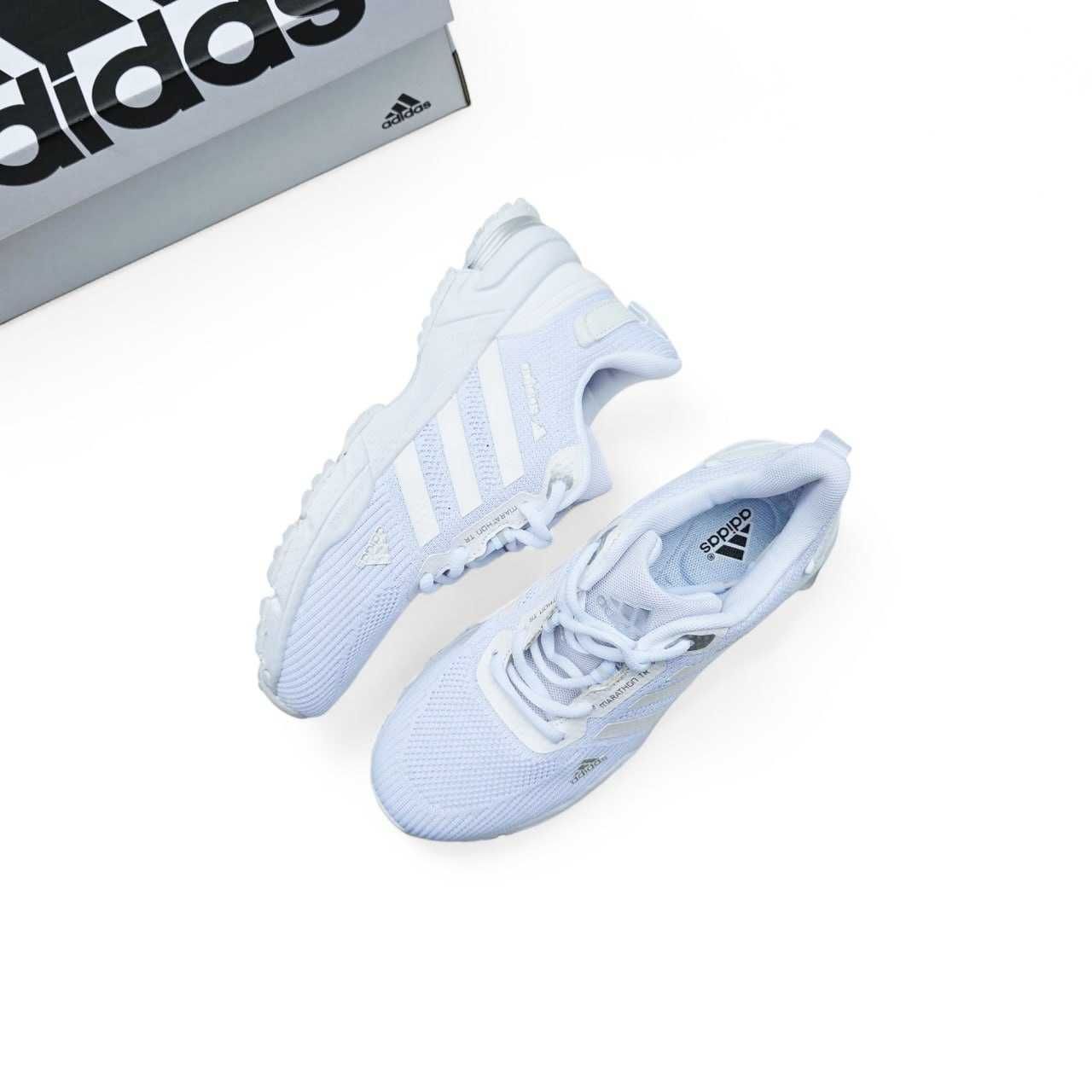 Чоловічі кросівки Adidas Marathon білі 1157 ТОПОВА ЗНИЖКА