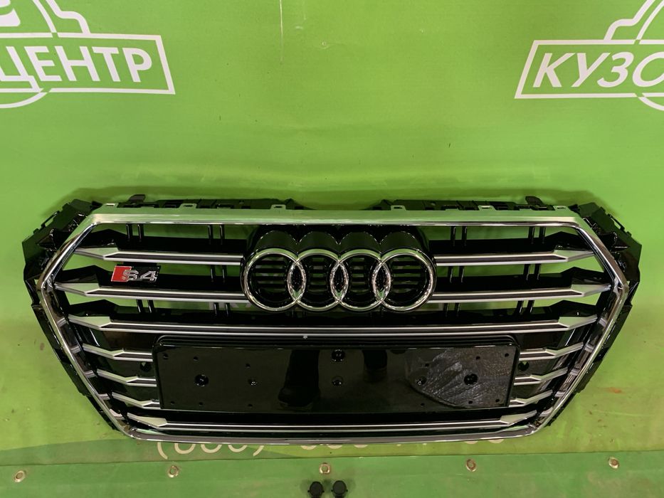 Решетка радиатора бампера Audi A4 B9 2016-2020 s4 ауді а4б9 решітка