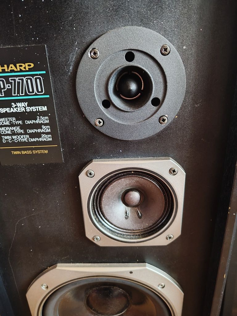 Kolumny Sharp cp7700hl + 2 kolumny Technics