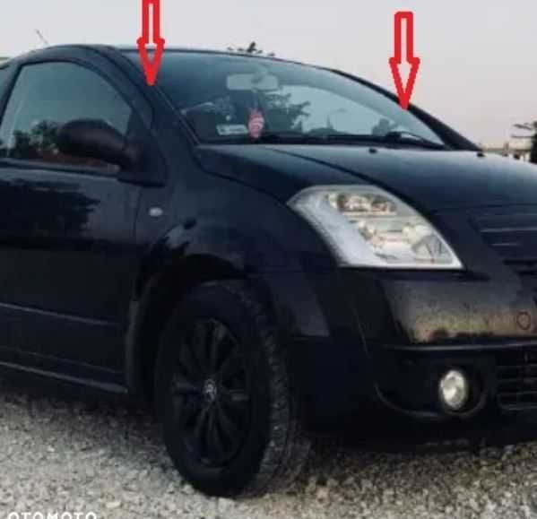 Listwa szyby Citroen C2 spinki Listwa słupka