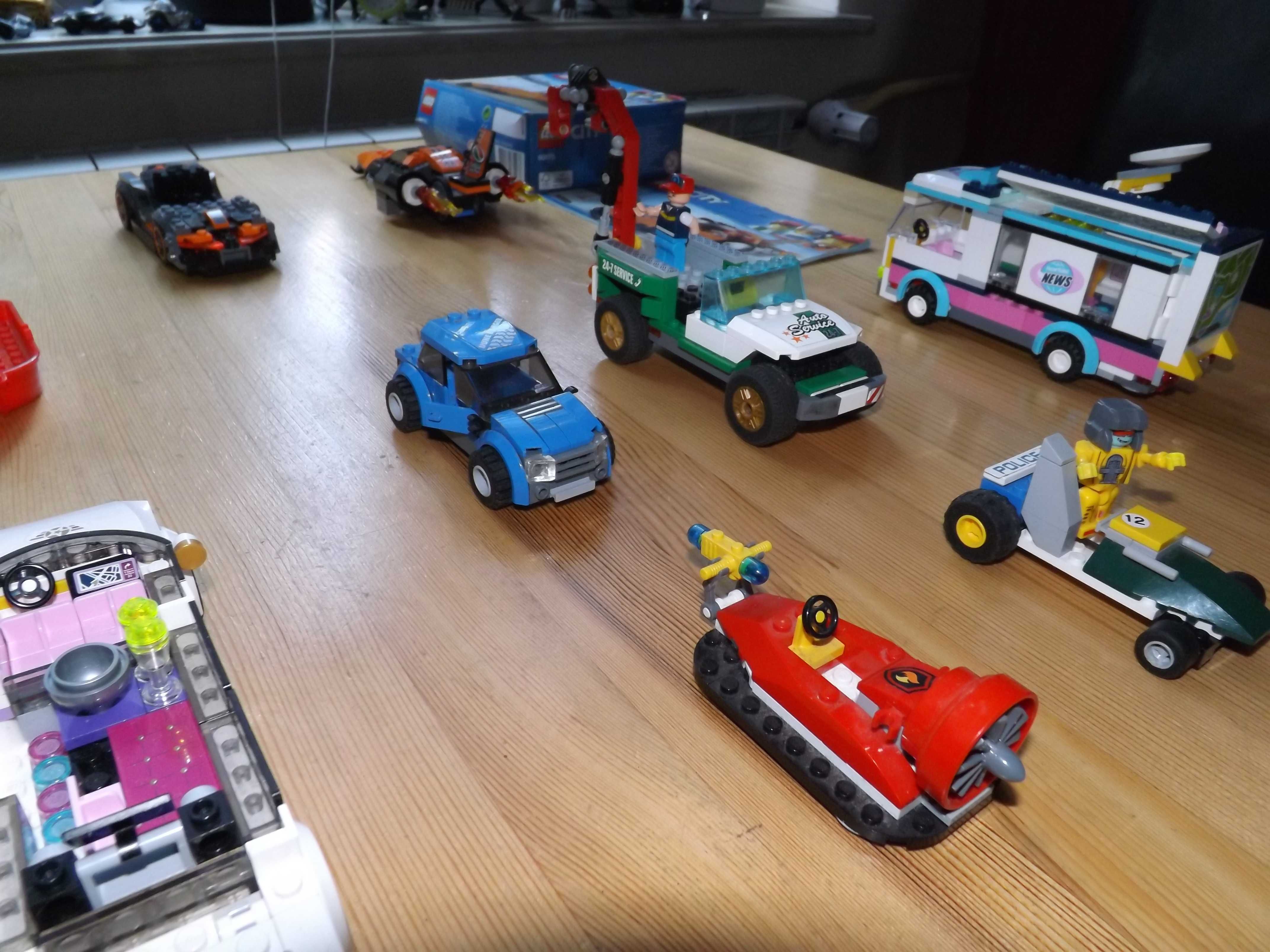 Lego, auta, pojazdy, łodzie, klocki, kolekcja, creator