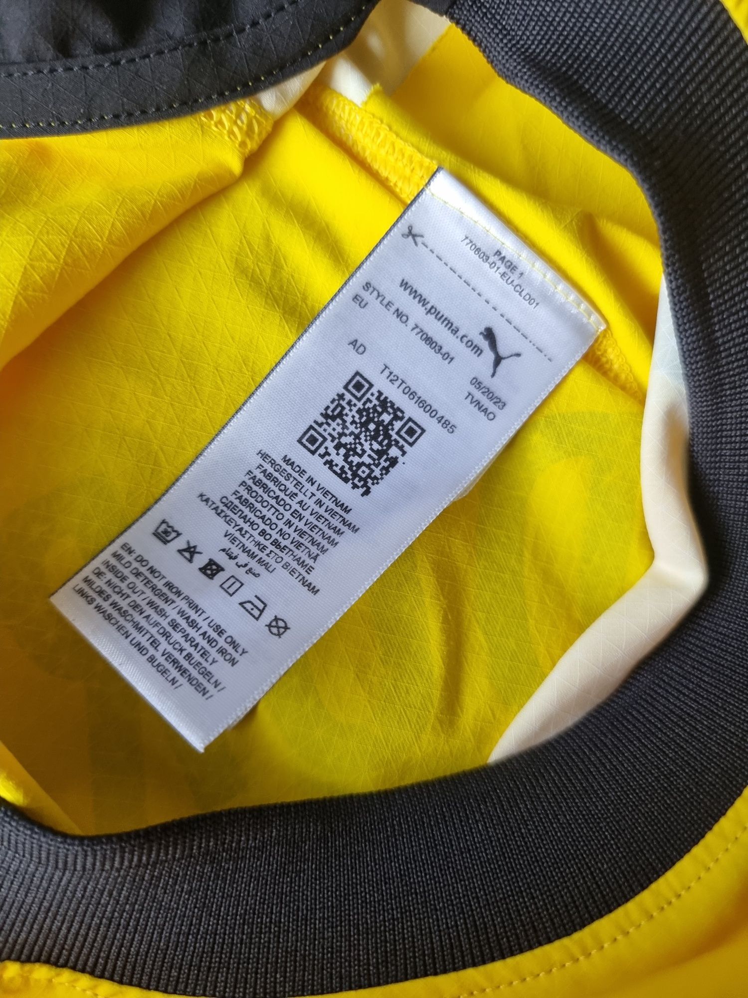 Koszulka piłkarska sportowa Borussia Dortmund BVB Player Issue Puma