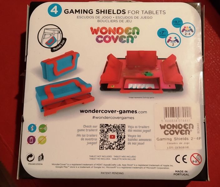 Wonder Cover Escudos de Jogo Pack 4x Jogadores Novos em caixa