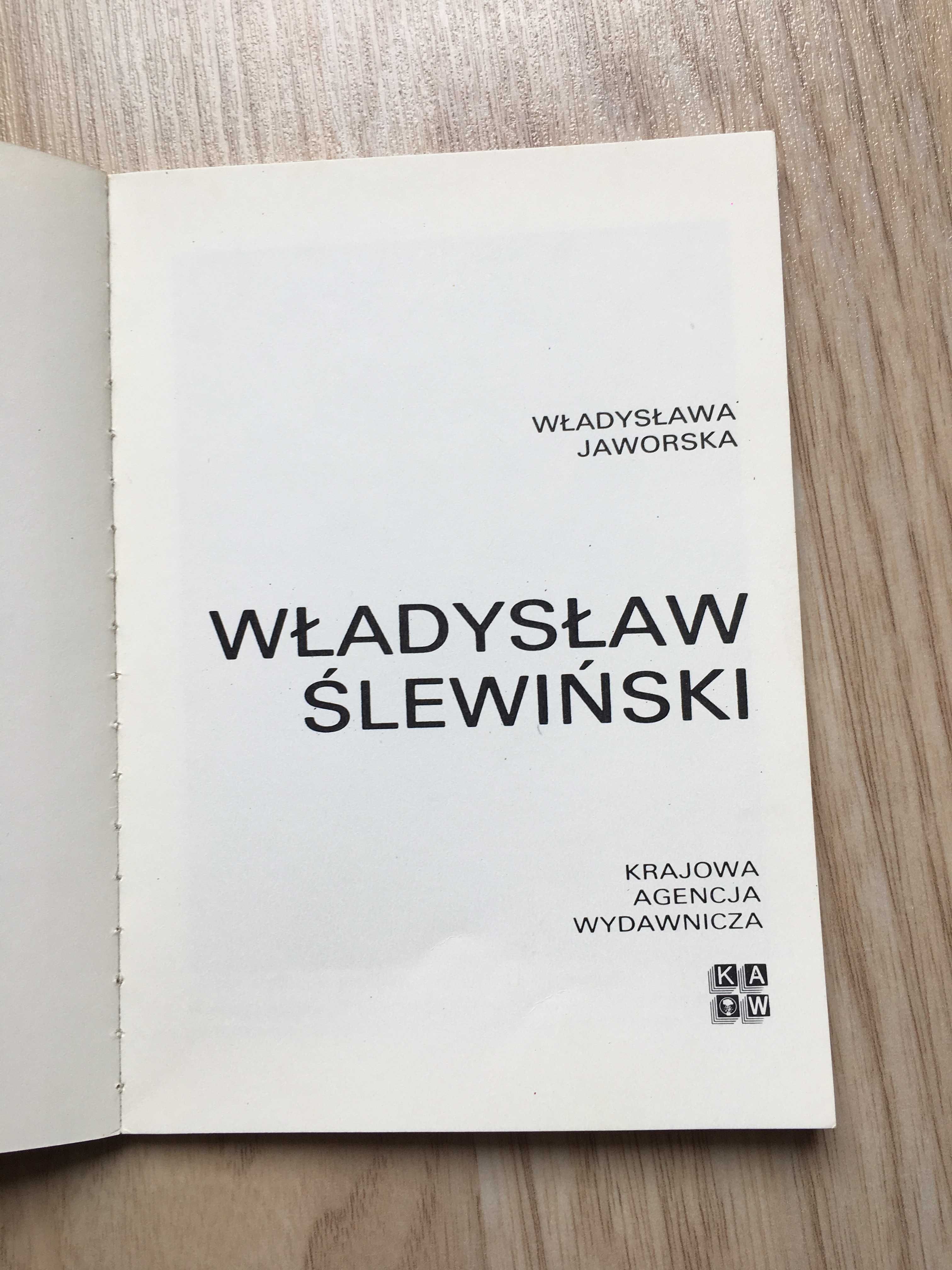 Malarstwo Polskie monografie Władysław Ślewiński Władysława Jaworska