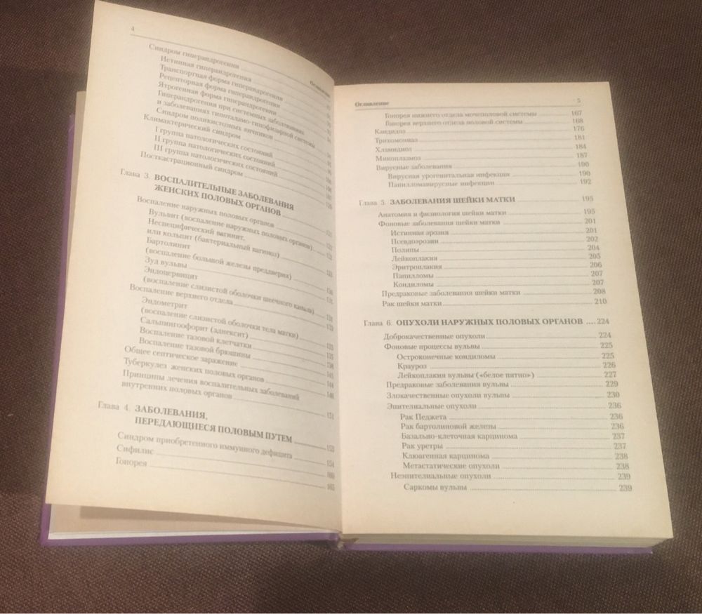 Гинекология, книга справочник