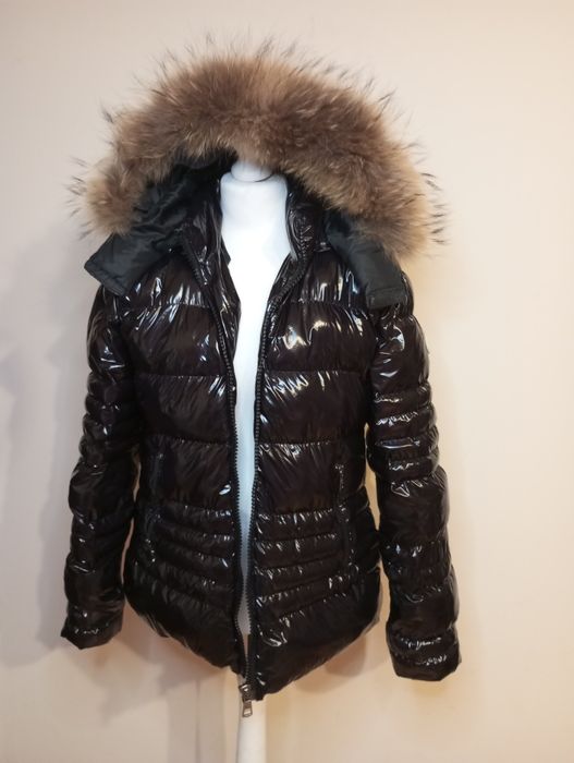 Damska puchowa pikowana kurtka z kapturem -Moncler