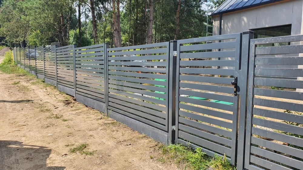 Ogrodzenie panelowe, siatka, palisadowe