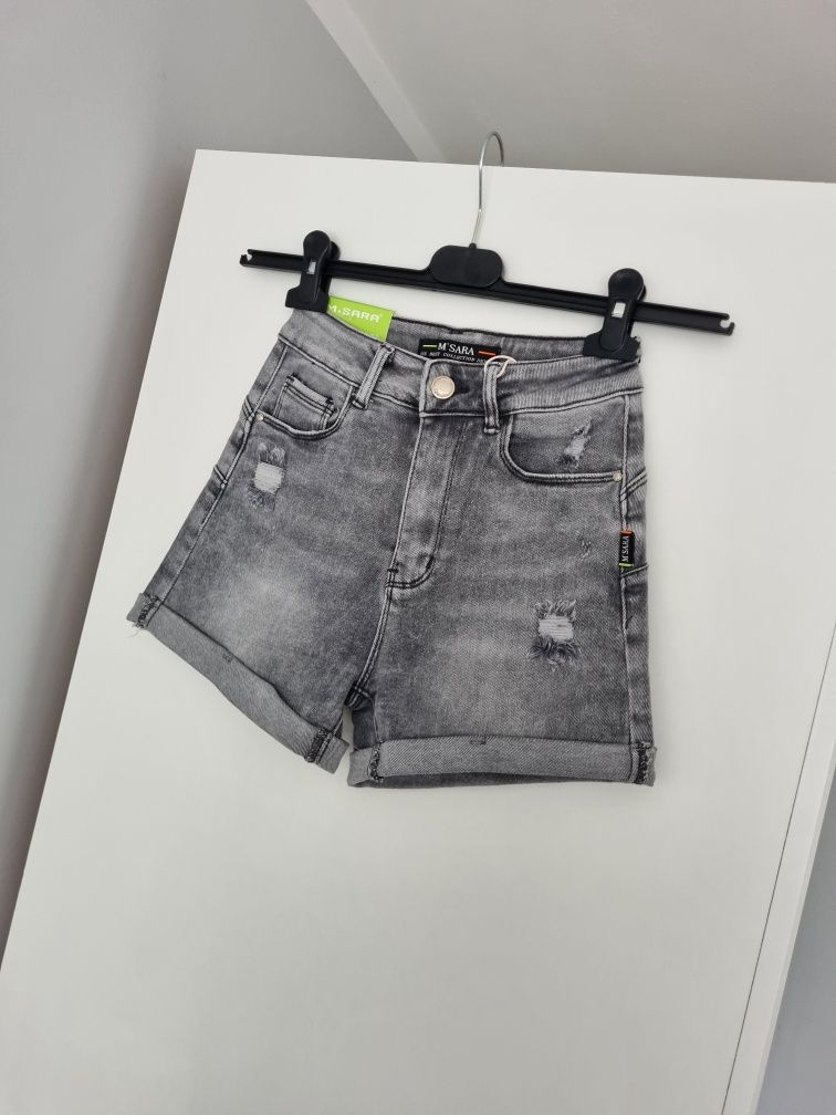 Nowe spodenki jeansowe M.Sara r. XS