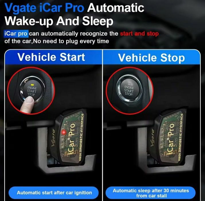 Vgate iCar Pro Bluetooth 4.0 для IOS/Android