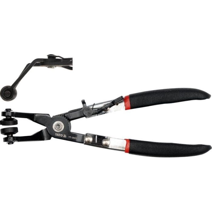 Щипцы клещи  для шланговых хомутов YATO щіпці для хомутів YT-0651
