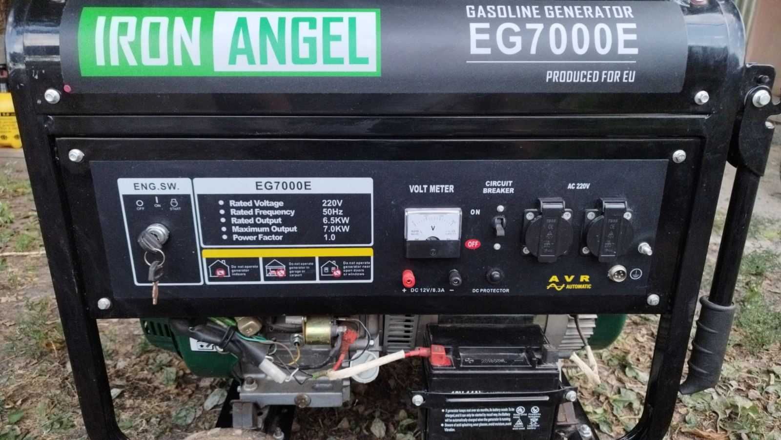 Генератор бензиновый Iron Angel EG 7000 E