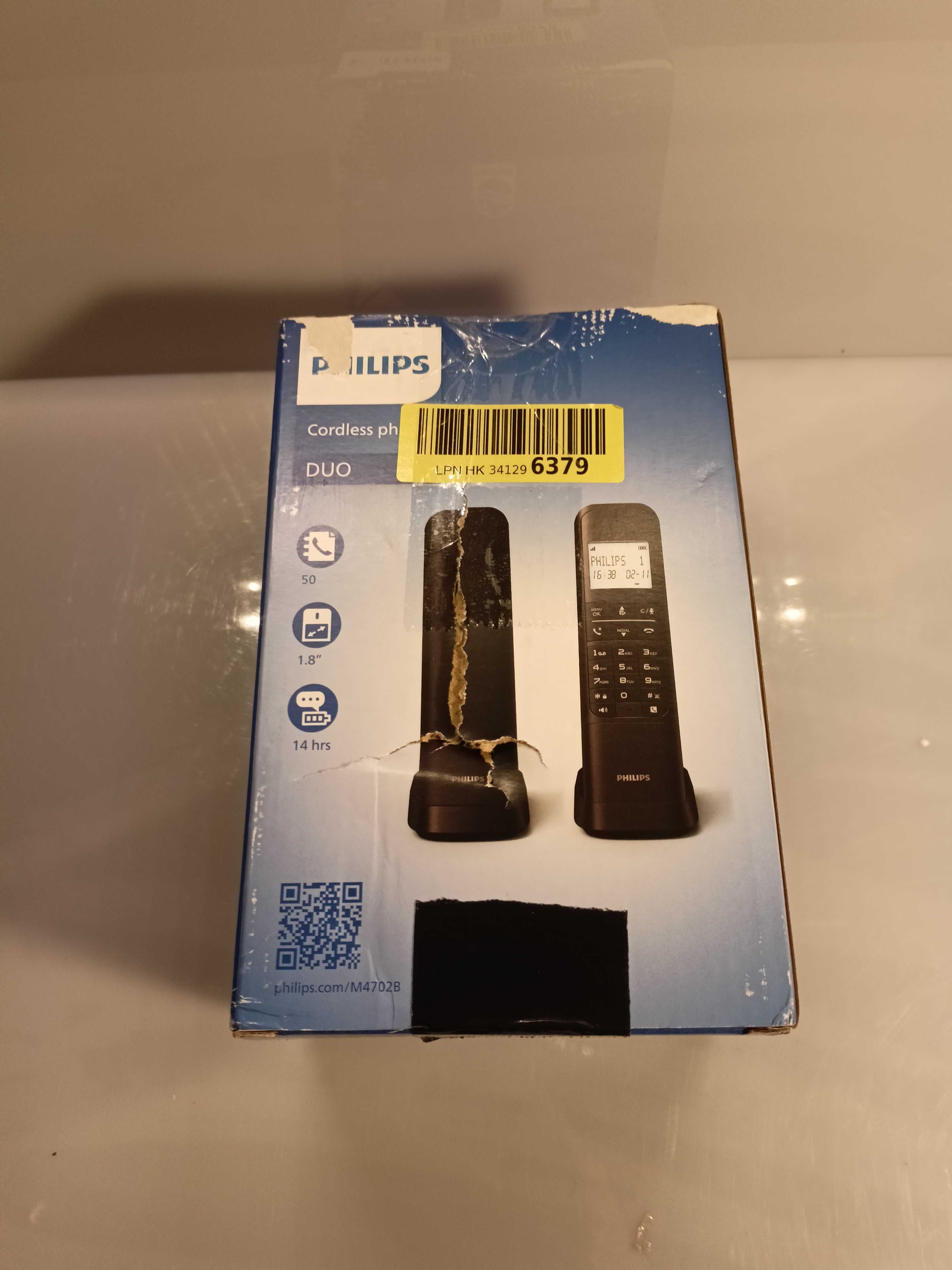 Philips M4702B/12-2 Bezprzewodowe telefony stacjonarne DECT