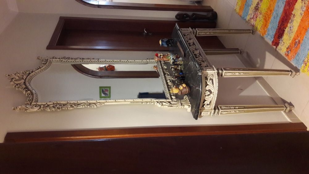 Cadência antiga com pedra mármore