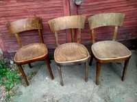 Krzesła drewniane z PRL-u