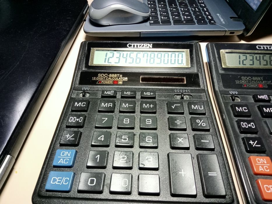 Калькулятор Citizen бухгалтерський 12 розрядний (SDC 888TII)