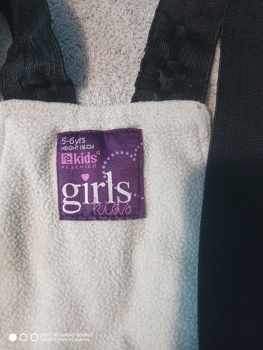 Spodnie narciarskie dziewczęce 116