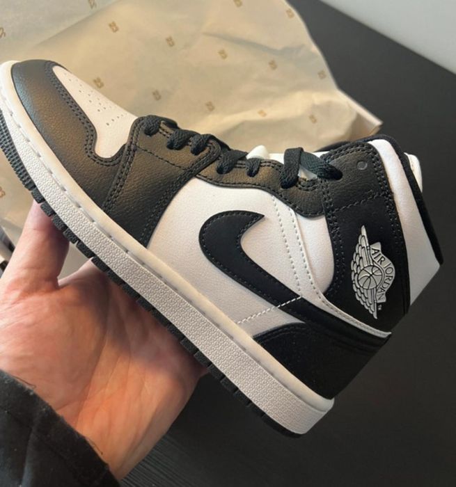 Nike air jordan 1 czarne nowe meskie obuwie sportowe jordan 1 sneakers