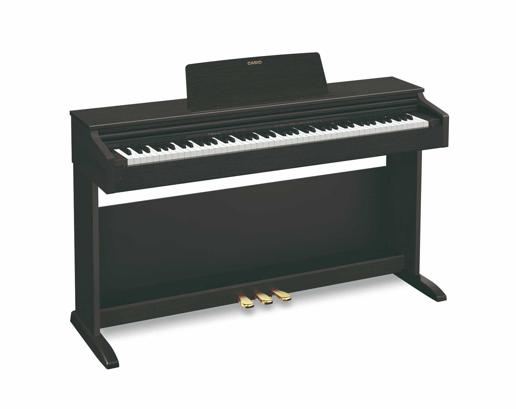 CASIO AP-270 BK CZARNE PIANINO + Ława + Słuchawki + Naklejki | ZESTAW