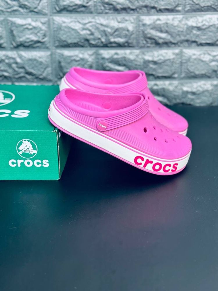 Crocs Шлепанцы женские Пляжные розовые кроксы сабо шлепки Топ продаж!
